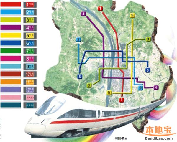 长沙地铁7号线线路图