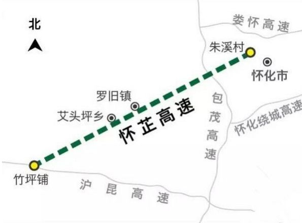 怀芷高速线路规划（图）